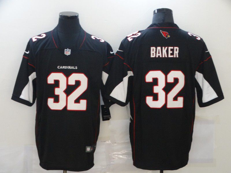 Men Arizona Cardinals #32 Baker Black Nike Limited Vapor Untouchable NFL Jerseys